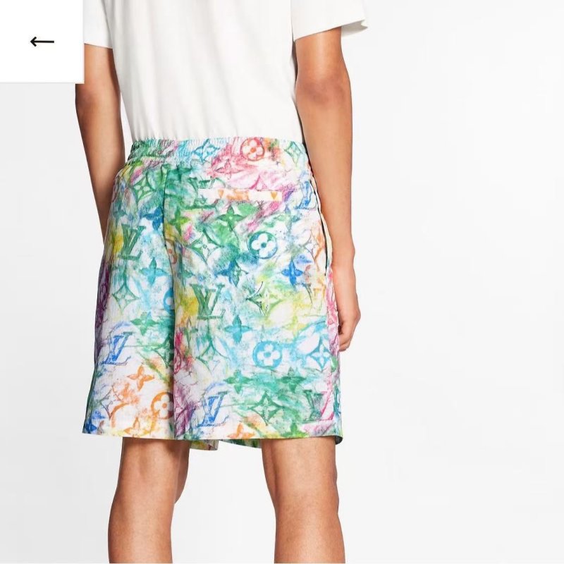 Louis Vuitton Monogram Floral Print Shorts - Multicolor view