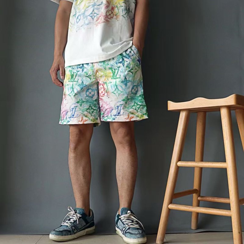 Louis Vuitton Monogram Floral Print Shorts - Multicolor view