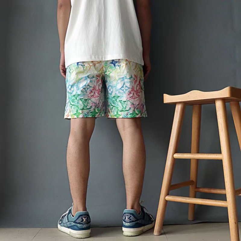 Louis Vuitton Monogram Floral Print Shorts - Multicolor view
