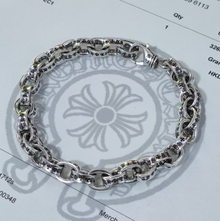 Chrome Hearts Silver Link Chain Bracelet view 1