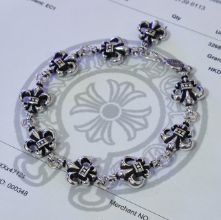 Chrome Hearts Silver Link Chain Bracelet view 7