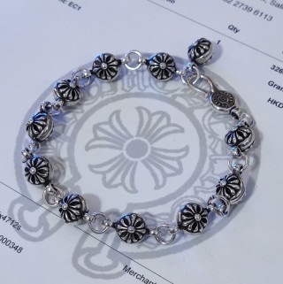 Chrome Hearts Silver Link Chain Bracelet view 8