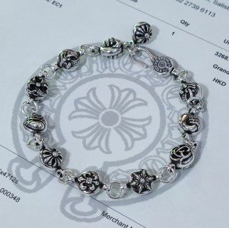 Chrome Hearts Silver Link Chain Bracelet view 9