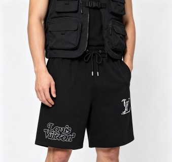 Louis Vuitton Black Logo Shorts view 3