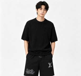 Louis Vuitton Black Logo Shorts view 5