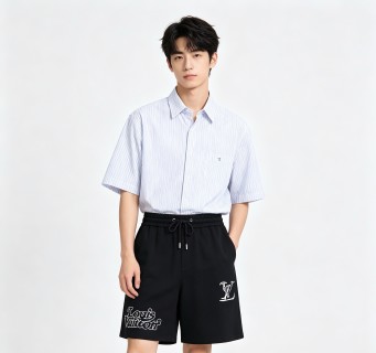 Louis Vuitton Black Logo Shorts view 6