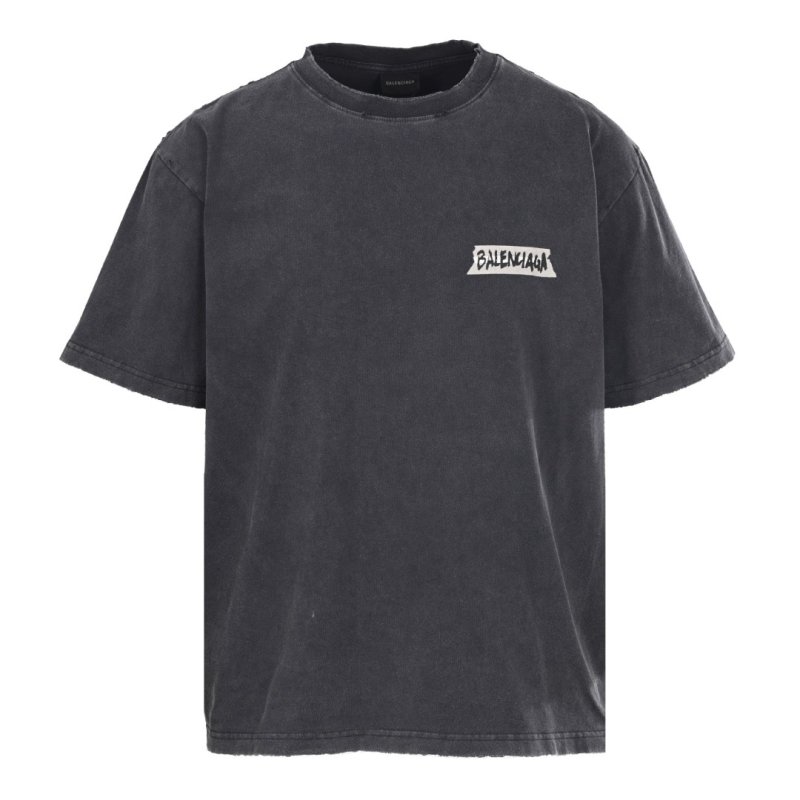 Balenciaga Black Back Logo T-Shirt view