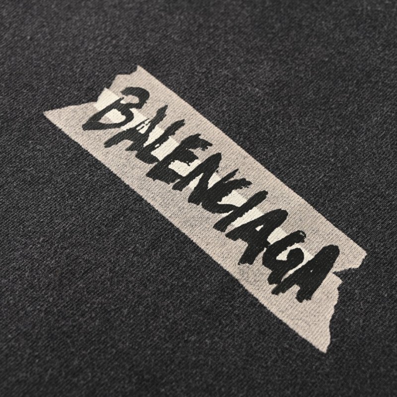 Balenciaga Black Back Logo T-Shirt view