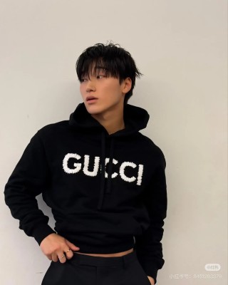 Gucci Black Logo Hoodie view 2