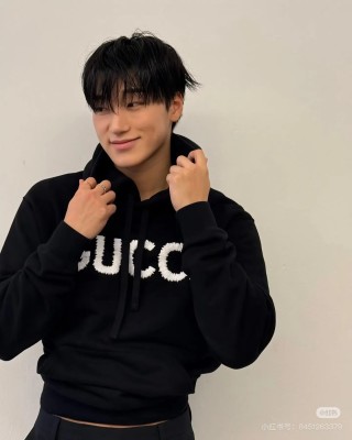 Gucci Black Logo Hoodie view 4