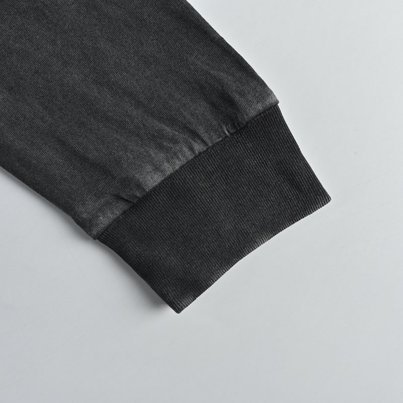 Black Graphic Long Sleeve T-Shirt with '777' Print view