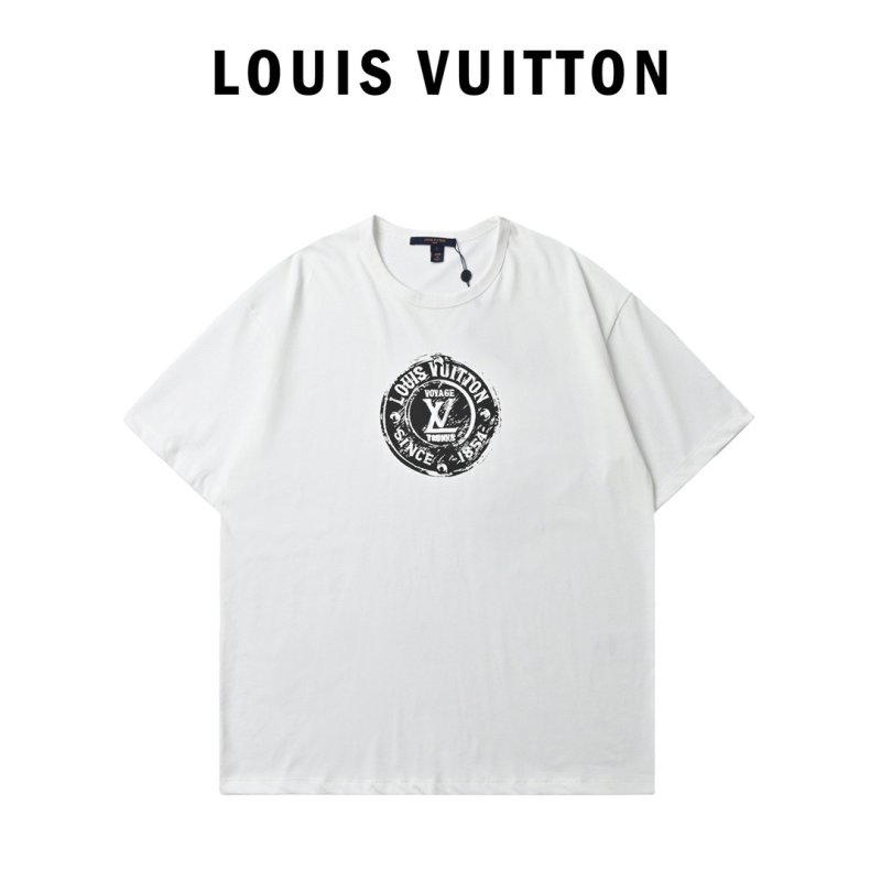 Louis Vuitton Monogram Circle White T-Shirt view