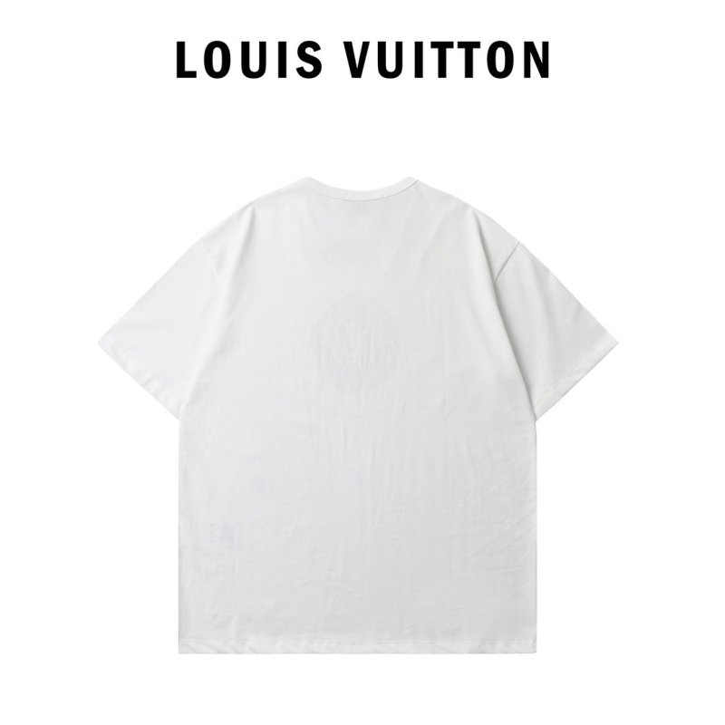 Louis Vuitton Monogram Circle White T-Shirt view