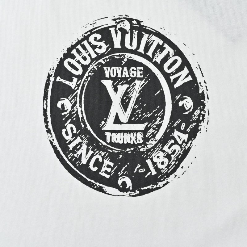 Louis Vuitton Monogram Circle White T-Shirt view