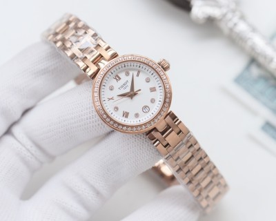 Tissot Charming Collection Rose Gold White Dial 26mm Watch view 2