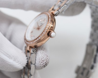 Tissot Charming Collection Rose Gold White Dial 26mm Watch view 7