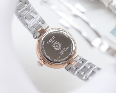 Tissot Charming Collection Rose Gold White Dial 26mm Watch view 9