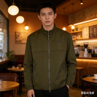 Burberry Harrington Jacket Olive view 5