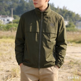 Burberry Harrington Jacket Olive view 6