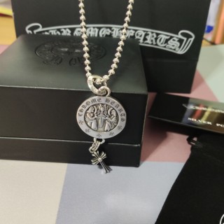 Chrome Hearts Guardian Cross Pendant Necklace Silver view 5