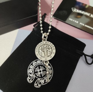 Chrome Hearts Guardian Cross Pendant Necklace Silver view 6
