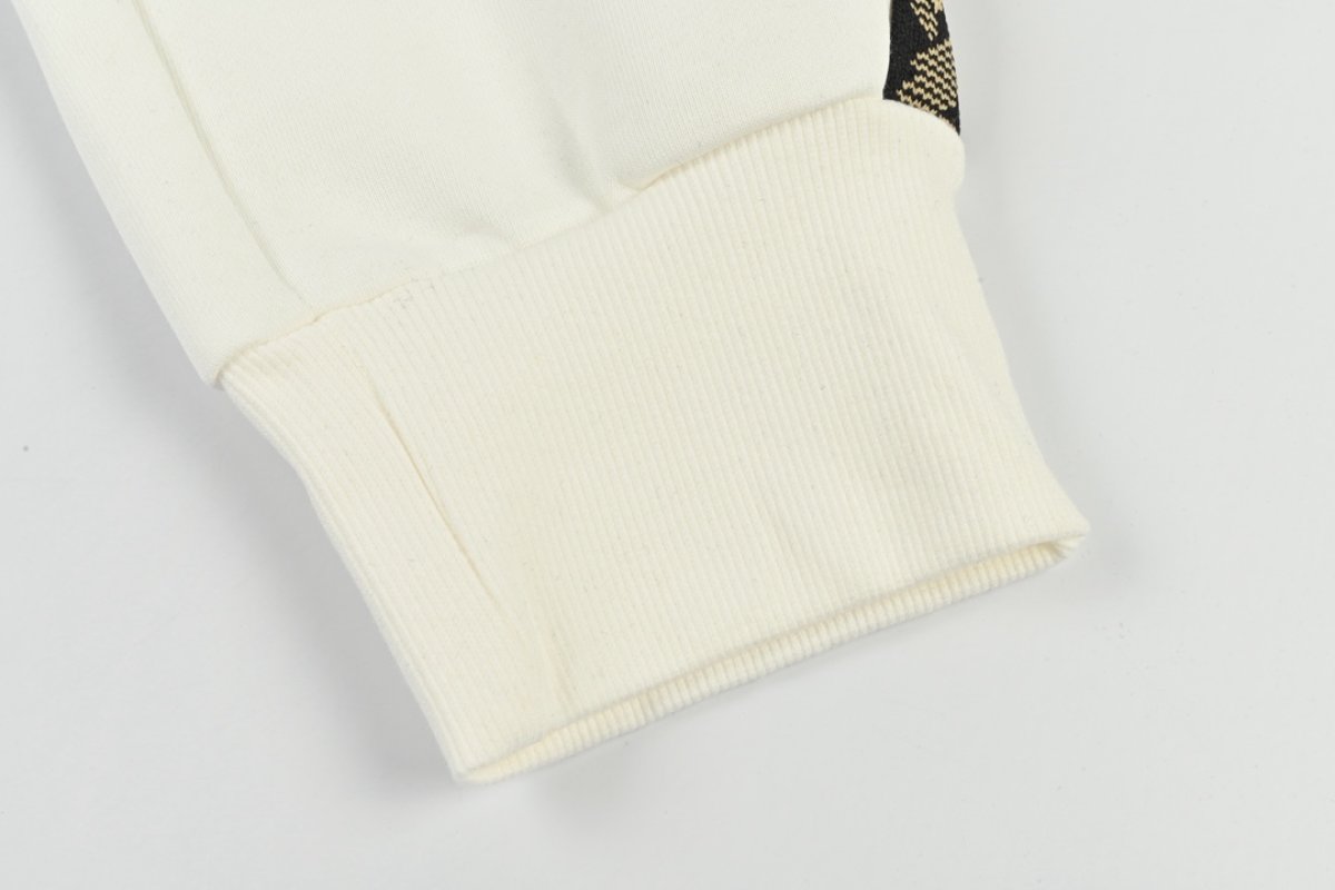 Louis Vuitton White Track Pants with Side Stripe view