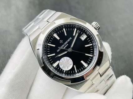 Vacheron Constantin Overseas 4500 Steel Watch Black Dial view 2