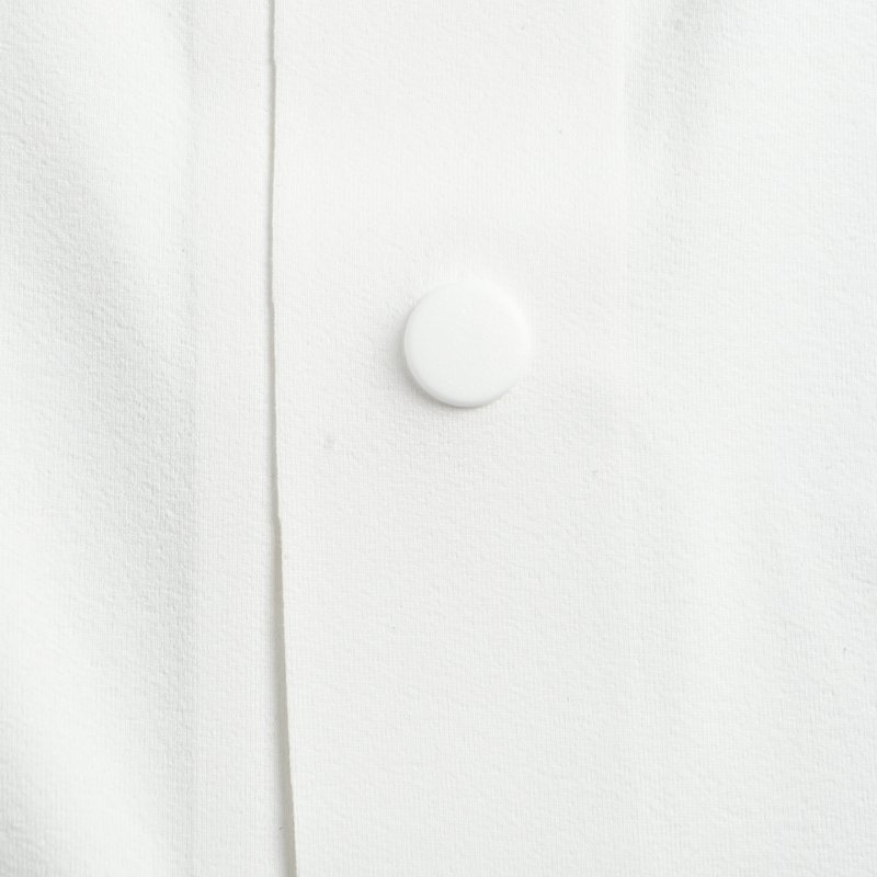 Stone Island White Short-Sleeve Polo Shirt view