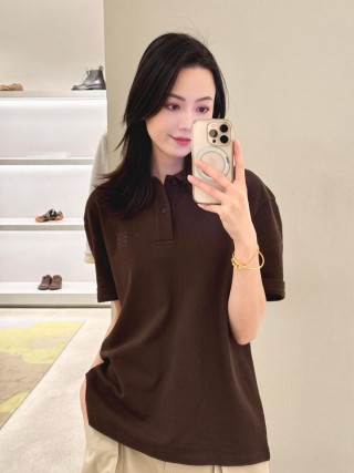 Brown Essentials Short Sleeve T-Shirt view 6