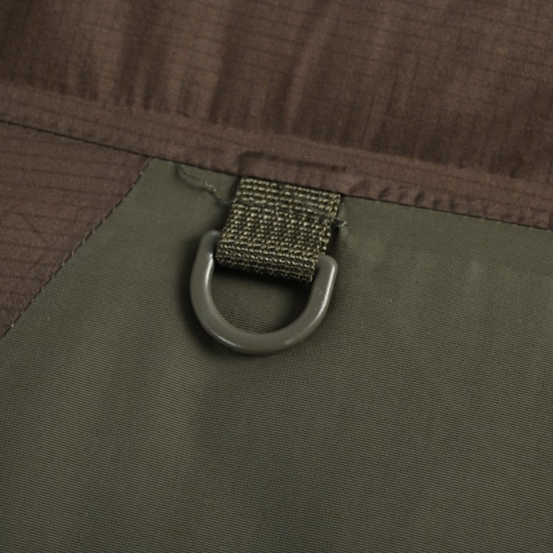 The North Face Brown & Olive Colorblock Down Puffer Jacket view