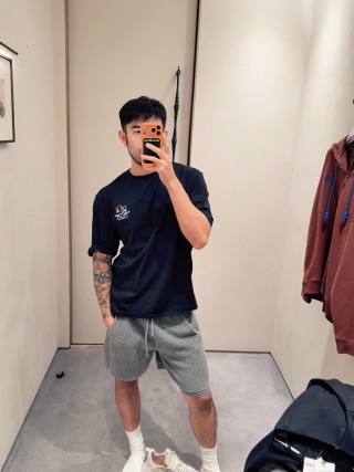 Loewe Black Logo Embroidered Short Sleeve T-Shirt view 9