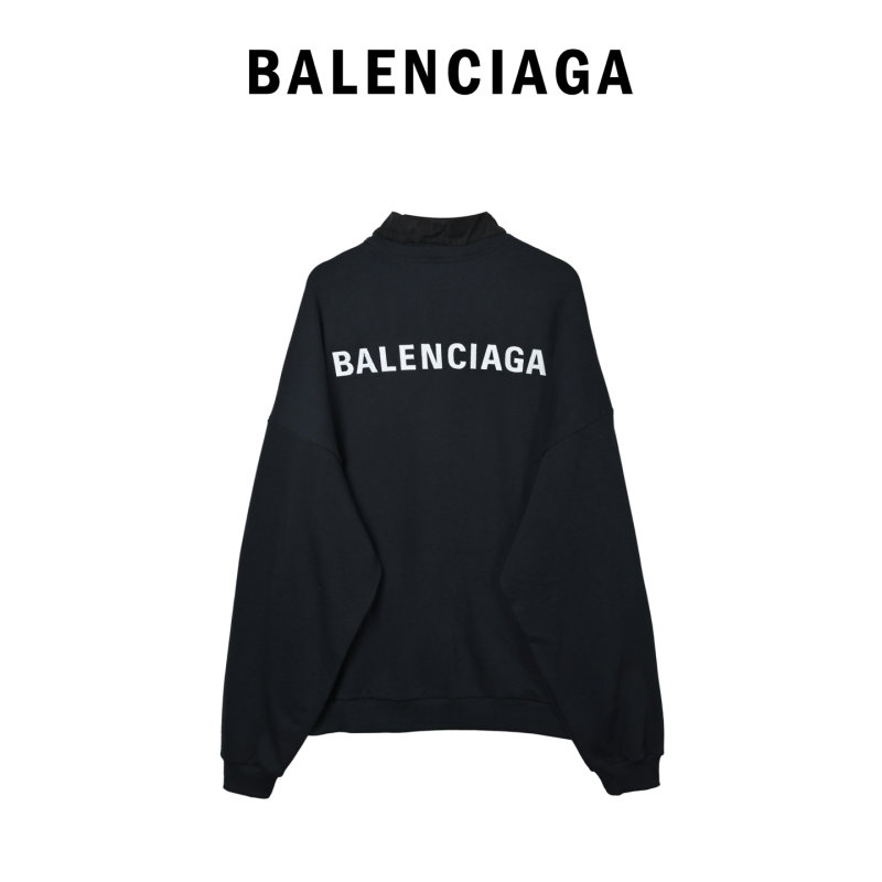 Balenciaga Black Logo Hoodie view