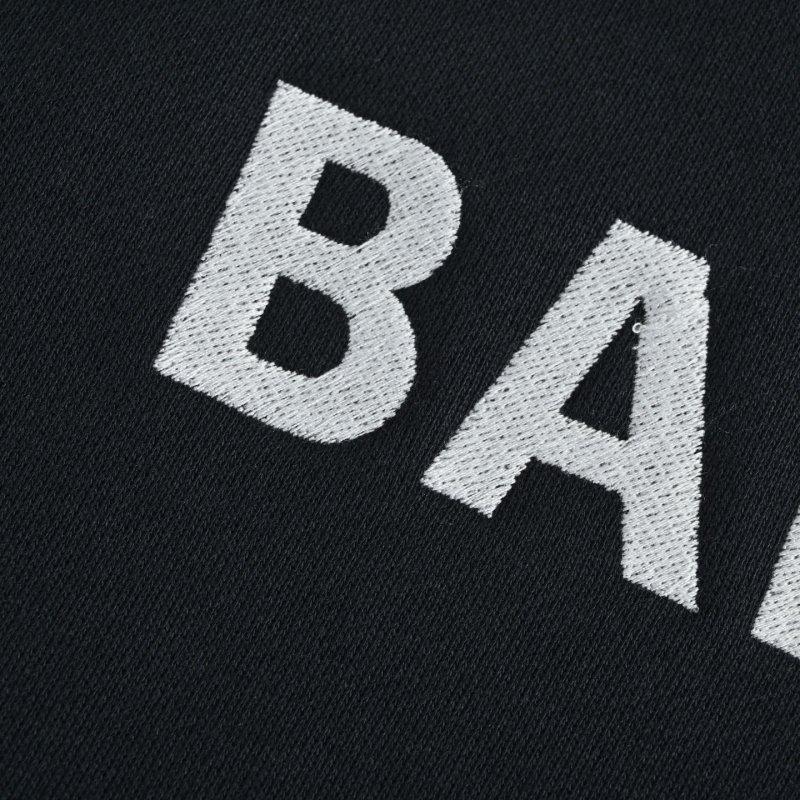 Balenciaga Black Logo Hoodie view
