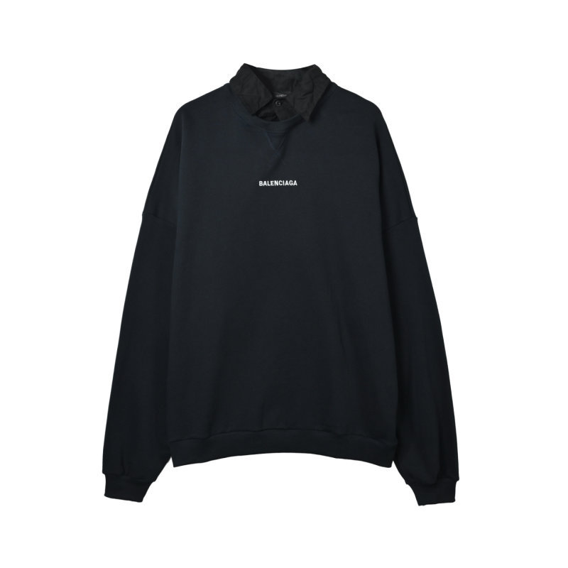 Balenciaga Black Logo Hoodie view