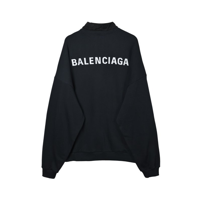 Balenciaga Black Logo Hoodie view