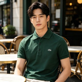 Lacoste Classic Polo Shirt - Forest Green view 7