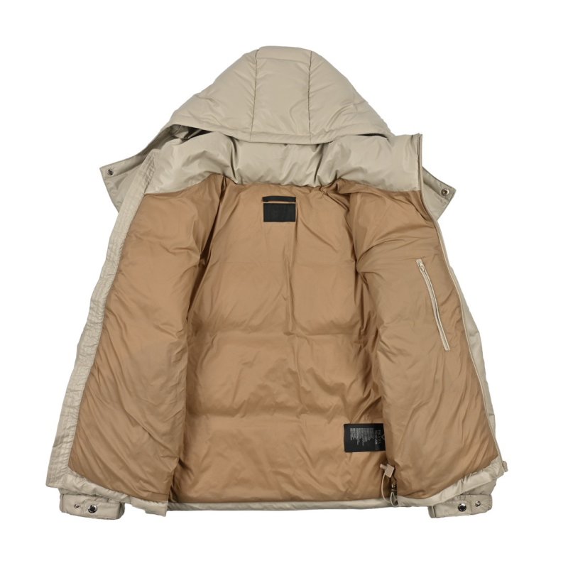 Prada Cream Puffer Down Jacket view