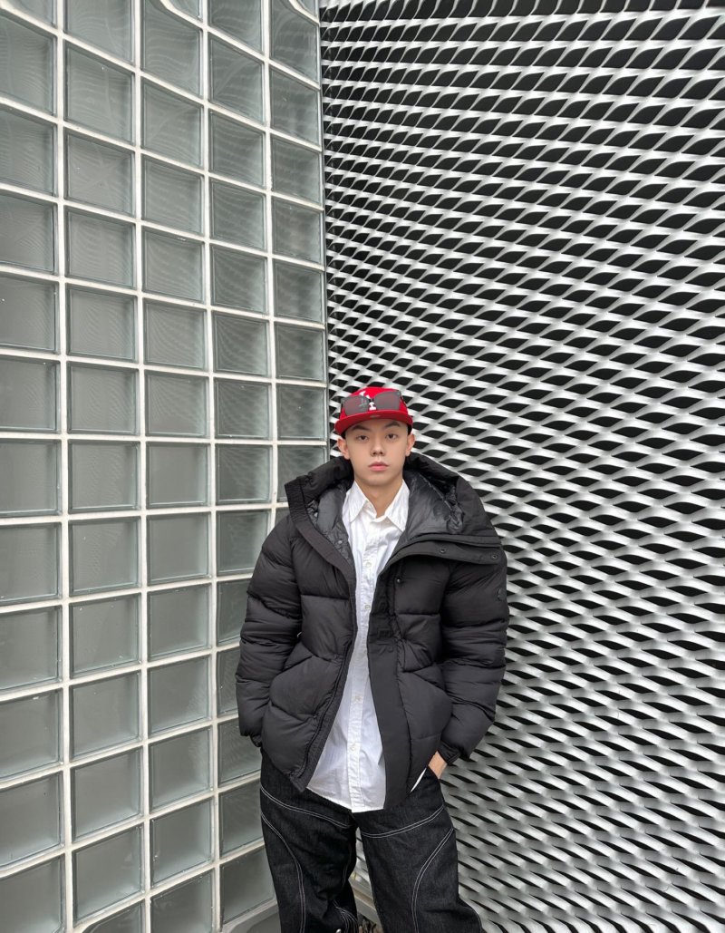 Black Puffer Down Jacket
