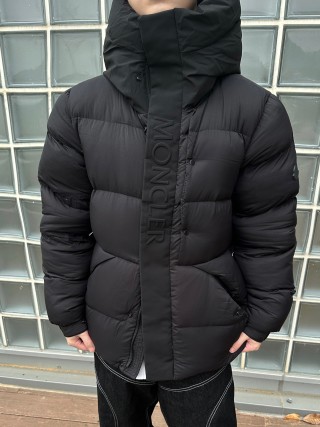 Black Puffer Down Jacket view 4