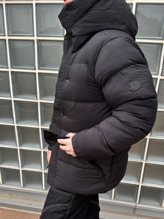 Black Puffer Down Jacket view 5