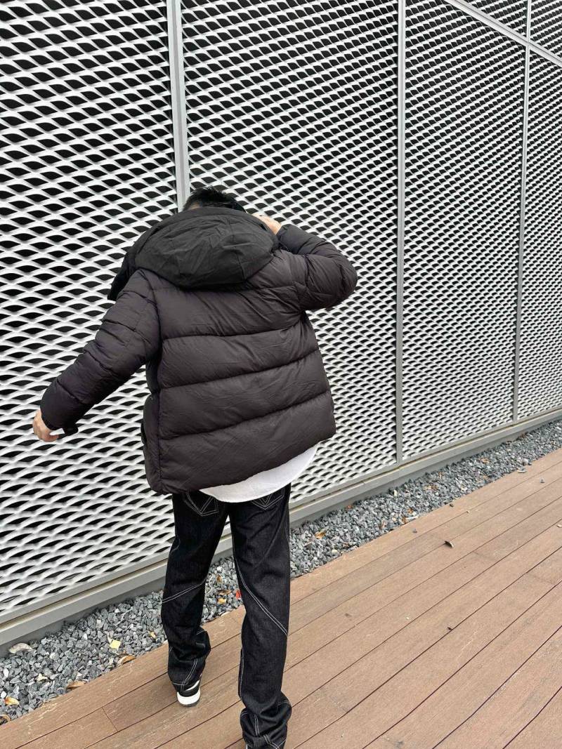 Black Puffer Down Jacket view