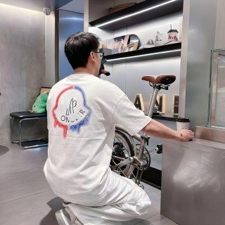 Moncler White Chest Logo T-Shirt view 3