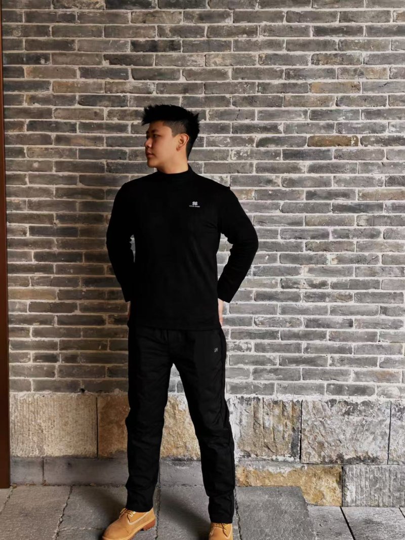 Kappa Sport Black Long Sleeve T-Shirt view