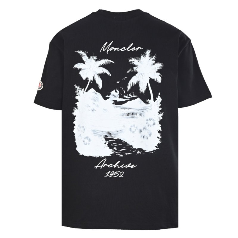 Black Graphic Print Short Sleeve T-Shirt view