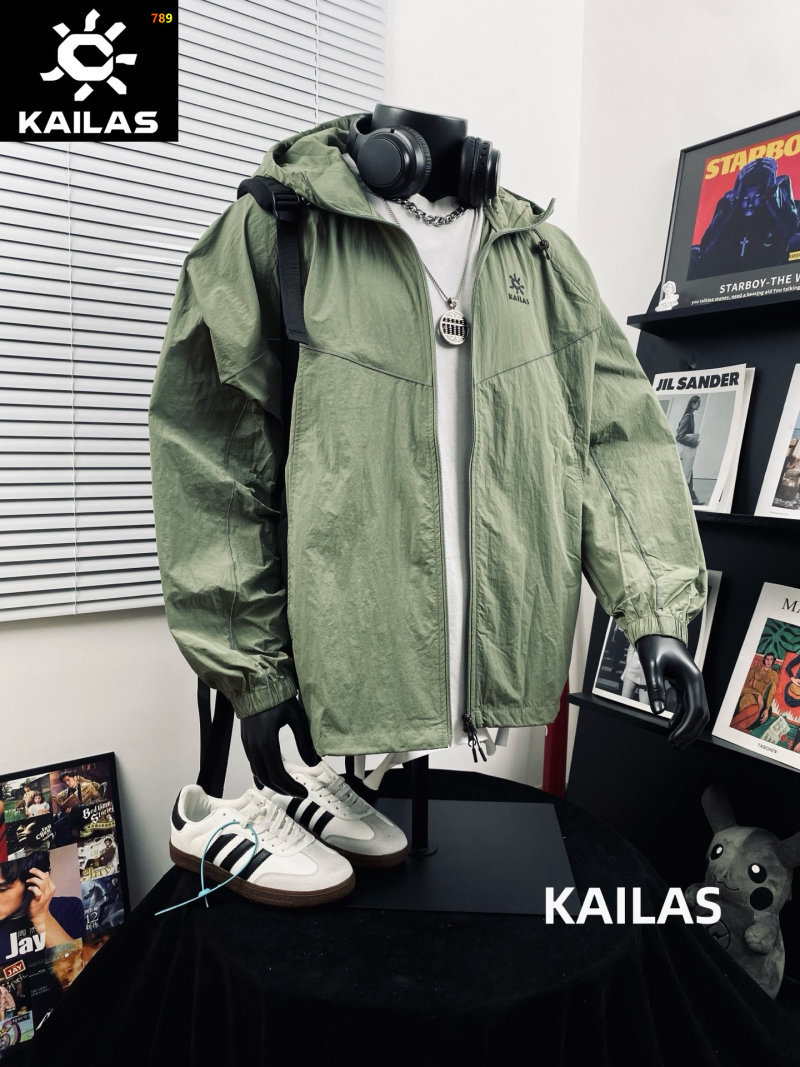 Kailas Outdoor Lightweight Hooded Jacket - Sage Green