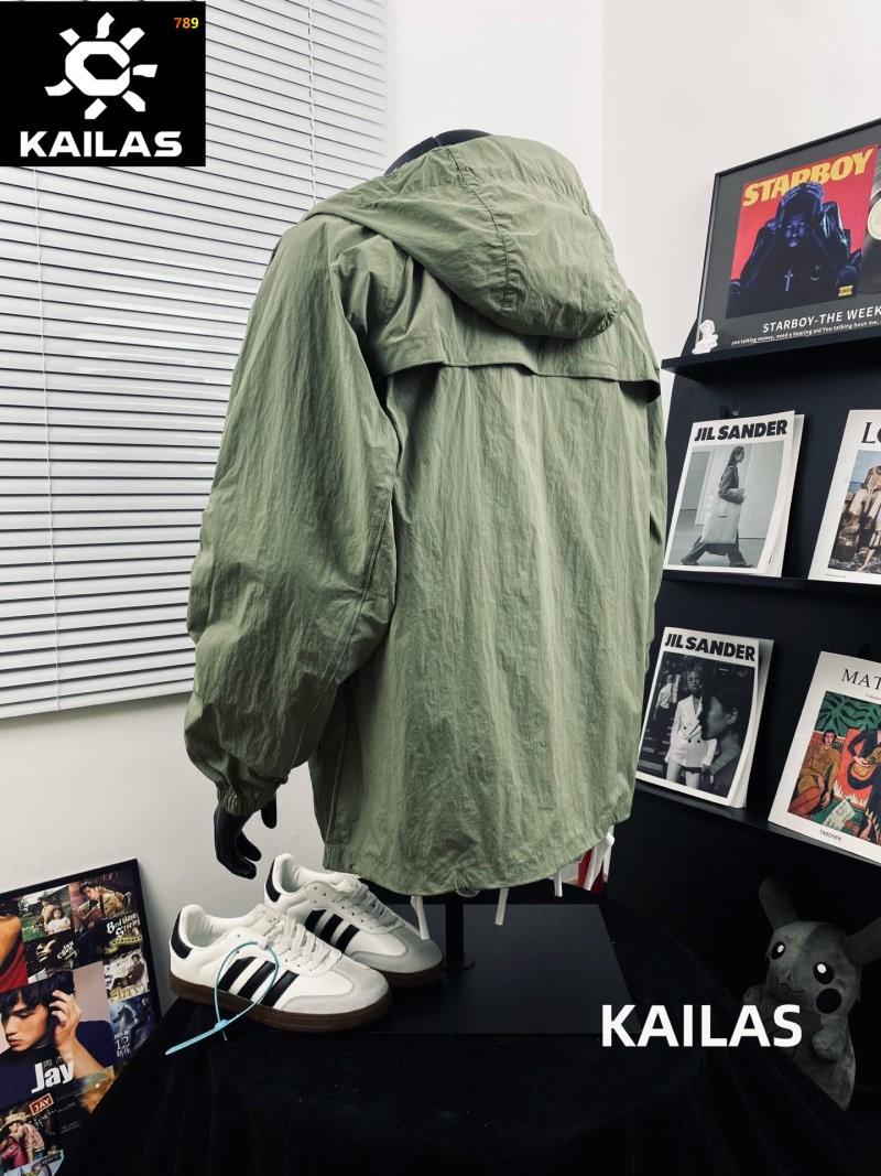 Kailas Outdoor Lightweight Hooded Jacket - Sage Green view