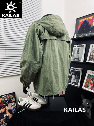 Kailas Outdoor Lightweight Hooded Jacket - Sage Green view 3