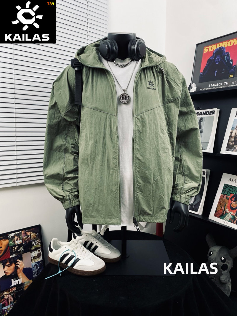 Kailas Outdoor Lightweight Hooded Jacket - Sage Green view