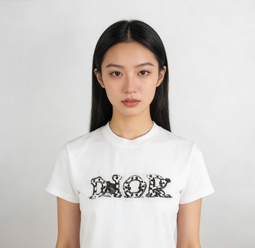 Dior Animalier Logo White T-Shirt view