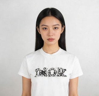 Dior Animalier Logo White T-Shirt view 2